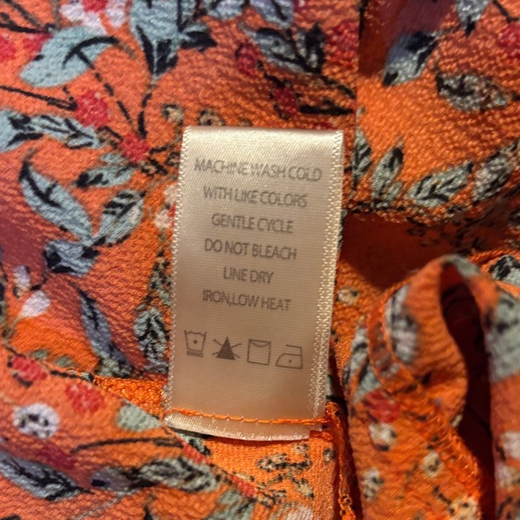 Max Studio Orange Floral Maxi Dress - Picture 9 of 10